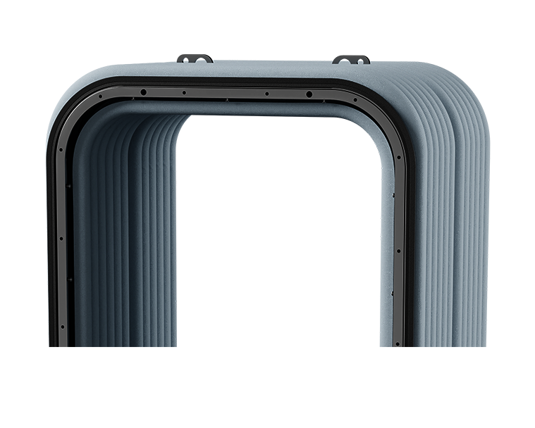 Anbindung des Übergangssystems für Hochgeschwindigkeitszüge im Detail.